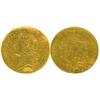Image 1 : Geo II 1739 two guineas, mount marks between 11 & 1 o'clock, test mark below truncation, near fin...