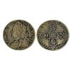Image 1 : Geo II 1746 Lima 2/6d, most of an original black finish removed, VF. (1)  £44...