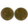 Image 1 : Geo III 1772 1/2d, some mint lustre, EF. (1)  £50...