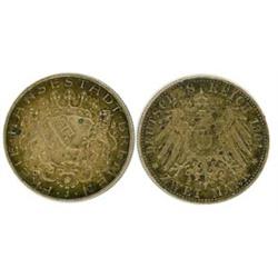 German States - Bremen 1904 2 mark, EF. (1)  £60...