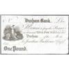 Image 1 : Durham Bank £1 18 - - unissued remainder, UNC. (1) £72...