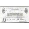 Image 1 : John Bradbury £1 T11 prefix G1 over 79, two small pin holes, near EF. (1)  £140...