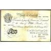 Image 1 : L K O'Brien white £5 B275 prefix dated 19-2-1955...