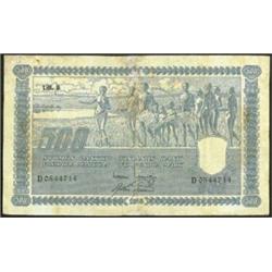 Finland 500 markkaa 1945 P81A, repaired rev. centre, fine. (1)  £14...