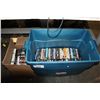 Image 1 : ONE RUBBERMAID AND ONE CARDBOARD BOX FULL OF DVD MOVIES