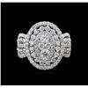 Image 1 : 2.32ctw Diamond Ring - 18KT White Gold