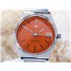 Image 1 : Omega Seamaster Stainless Steel Orange Dial Date Automatic Watch
