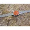 Image 8 : Omega Seamaster Stainless Steel Orange Dial Date Automatic Watch
