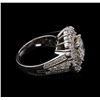 Image 3 : GIA Cert 5.50ctw Diamond Ring - 14KT White Gold