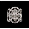 Image 1 : 1.31ctw Diamond Ring - 14KT White Gold