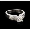 Image 2 : 14KT White Gold 1.94ctw Diamond Ring