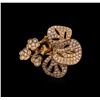 Image 1 : 18KT Yellow Gold 1.23ctw Diamond Ring