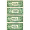 Image 2 : 1935 $1 Silver Certificate Lot of 4 Assorted Bills