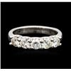 Image 1 : 14KT White Gold 1.16ctw Diamond Ring