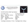 Image 4 : SILVER 15.18ct Blue Topaz and White Topaz Necklace