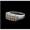 Image 2 : 14KT White Gold 0.70ctw Diamond Ring