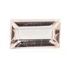 Image 1 : 2.75ctw. Natural Emerald Cut Morganite