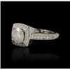 Image 2 : 14KT White Gold 1.24ct Diamond Ring