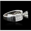 Image 3 : 14KT White Gold 2.80ctw Diamond Ring