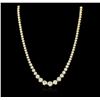 Image 2 : 18KT Yellow Gold 17.01ctw Diamond Necklace