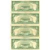 Image 2 : 1963 $5 Red Seal Bill Lot of 4