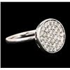 Image 1 : 14KT White Gold 0.51ctw Diamond Ring