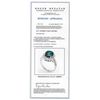 Image 3 : 2.69ct Green Tourmaline and Diamond Ring - 14KT White Gold