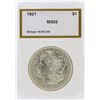 Image 1 : 1921 PCI MS65 Morgan Silver Dollar