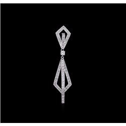 0.63ctw Diamond Pendant - 18KT White Gold