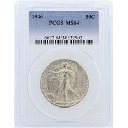 1946 PCGS MS64 Liberty Walking Half Dollar