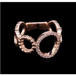 0.16ctw Diamond Ring - 14KT Rose Gold