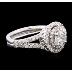 14KT White Gold 1.15ctw Diamond Ring