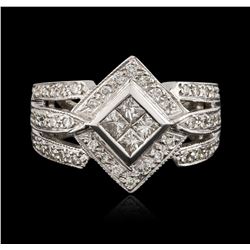 18KT White Gold 1.00ctw Diamond Ring