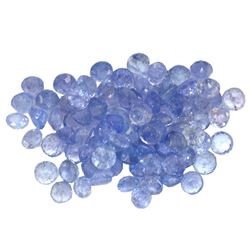 12.14ctw Round Mixed Tanzanite Parcel