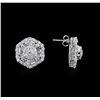Image 2 : 4.69ctw Diamond Earrings - 14KT White Gold