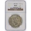 Image 1 : 1922 NGC MS63 Peace Silver Dollar