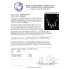 Image 3 : 34.97ctw Blue Zircon, Sapphire and Diamond Necklace - 14KT White Gold
