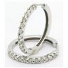 Image 6 : 0.50ctw Diamond Earrings - 14KT White Gold