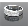 Image 1 : 1.40ctw Diamond Ring - 18KT White Gold