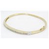 Image 3 : 0.46ctw Diamond Bracelet - 14KT Yellow Gold