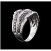 Image 3 : 2.13ctw Black Diamond Ring - 14KT White Gold