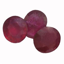 13.14ctw Oval Mixed Ruby Parcel