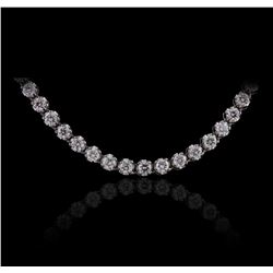 14KT White Gold 8.35ctw Diamond Necklace