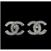 Image 1 : 1.00ctw Diamond Cufflinks - 14KT White Gold