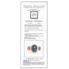 Image 3 : 5.81ct Sapphire, Tourmaline and Diamond Ring - 14KT White Gold