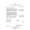 Image 4 : 7.80ctw Alexandrite and Diamond Bracelet - 14KT White Gold