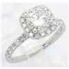 Image 3 : 1.55ctw Diamond Ring - 14KT  White Gold