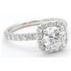 Image 7 : 1.55ctw Diamond Ring - 14KT  White Gold