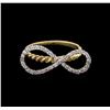 Image 1 : 0.40ctw Diamond Ring - 14KT Two-Tone Gold