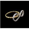 Image 2 : 0.40ctw Diamond Ring - 14KT Two-Tone Gold